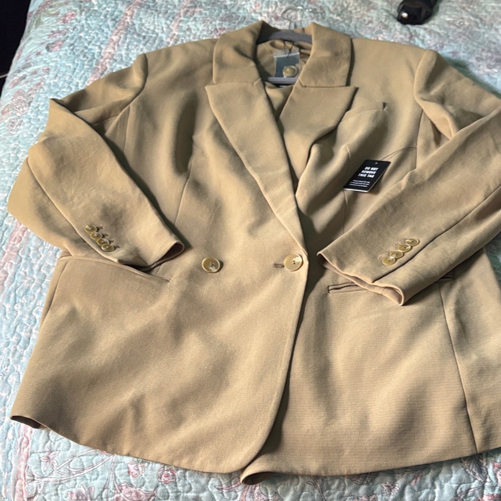 Express Women's olive green Blazer